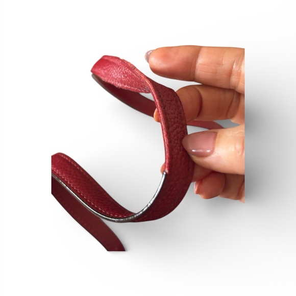 Coach Mollie Apple red double Face Leather Tote Bag - Picture 7 of 15